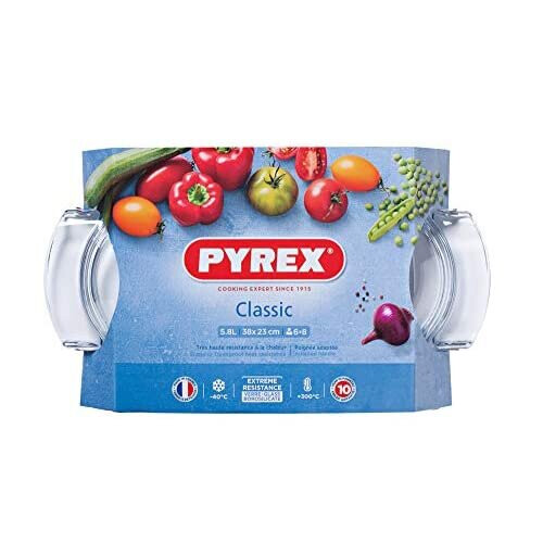Pyrex Pyrex Glass Oval Casserole, 5.8 L 2