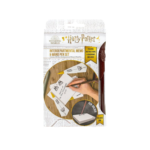 Harry Potter Harry Potter Interdepartmental Memo And Wand Set