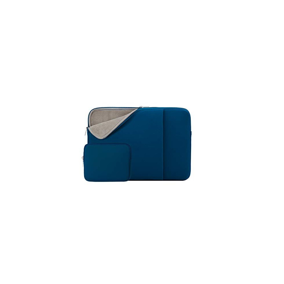 Rainyear 14 Inch Laptop Sleeve Protective Case Soft Fluffy Lining Cover Carrying Bag With Front Pocket & Accessories Pouch,Compatible With 14" No 605945529922