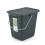 Rotho Greenline Papierkorb 7 l mit Polypropylen (PP) Griffen 1