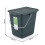 Rotho Greenline Papierkorb 7 l mit Polypropylen (PP) Griffen 4