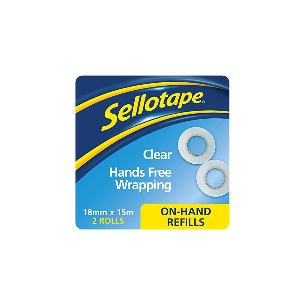 Sellotape On-Hand Refills, Extra Strong Adhesive Tape, Clear Tape Refills For Arts & Crafts, Strong Tape For The On-Hand Tape Dispenser, Pack Of 5054184144703