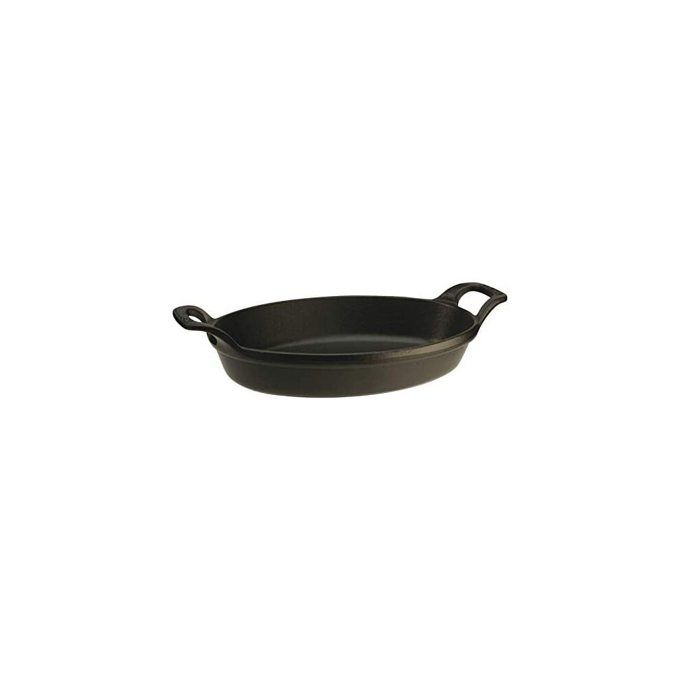 STAUB 40509-341-0 Oven dish Oval 28cm Black