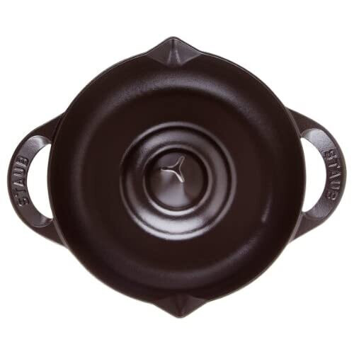STAUB Cast Iron Vertical Roaster, Enamel, Black, 24 cm 2