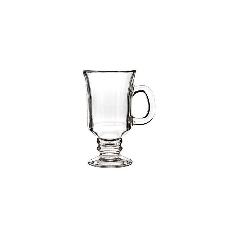 Exceptionally Crafted Euri Irish Coffee Glasses Set Of 4, Sturdy Lattee Glasses Cordinating Set Of 4