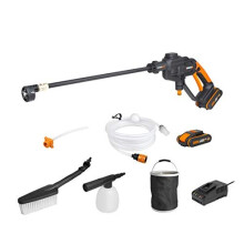 WORX WG620E.4 18V (20V Max) Cordless Hydroshot Portable Pressure Cleaner Kit with 2 Batteries