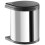 Hailo Kitchen Waste bin, Polished stainless steel, Black, One Size 1