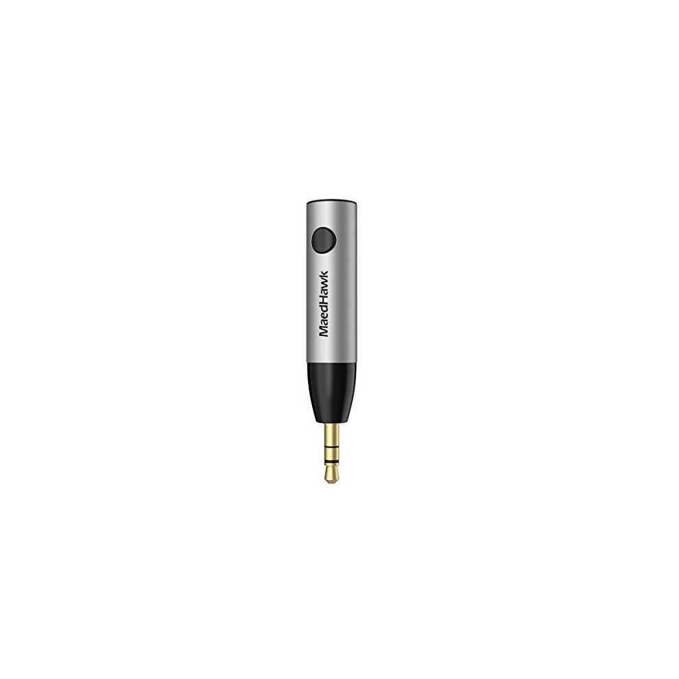 Bluetooth 5.0 Receiver, Maedhawk Bluetooth Aux Adapter/Portable Wireless Audio Car Kit (A2dp, Built In Microphone, Dual Link) With 3.5Mm Jack For 881432497251