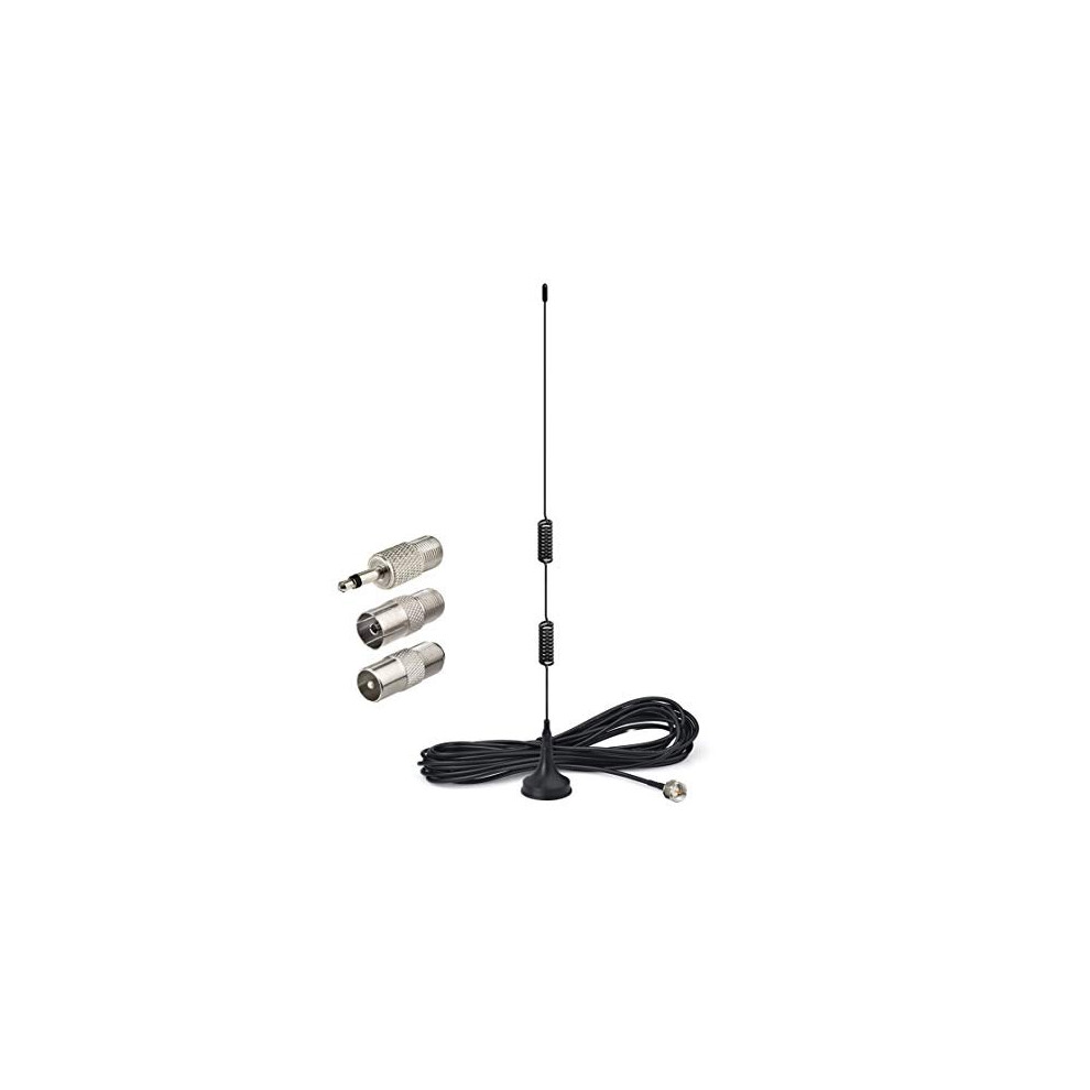 Bingfu DAB FM Antenna Magnetic Base FM Radio Aerial for Denon Pioneer Onkyo Yamaha Marantz Sherwood Indoor Digital DAB Radio FM Radio Bluetooth S