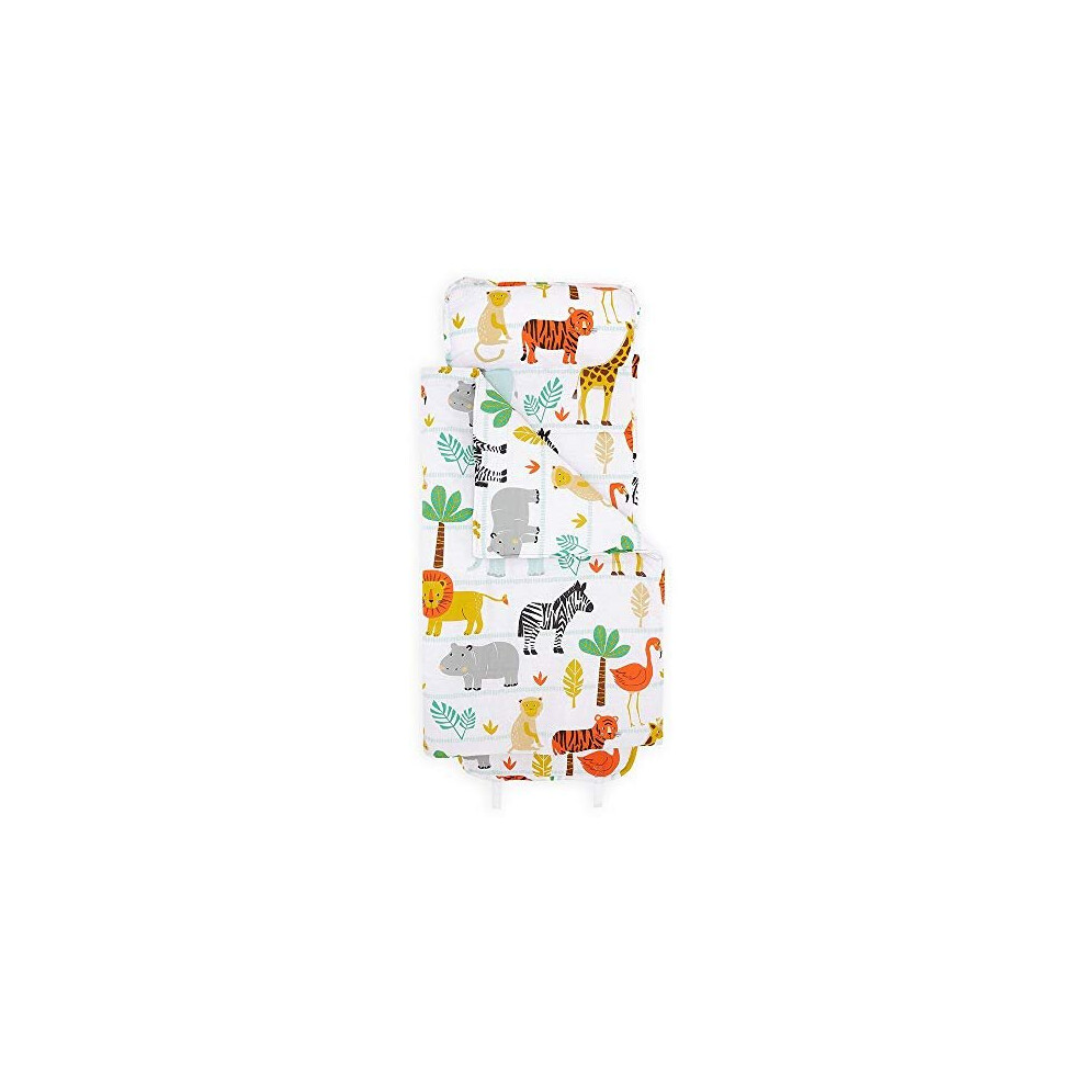 Bloomsbury Mill - Super Soft Toddler Nap Mat - Includes Pillow, Mat And Blanket - Ultimate Sleep Bag For Nursery, Nap Time, Travel And Sleep