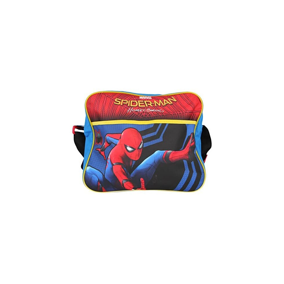 Spiderman Boys Marvel Home Coming Backpack Cross Body Shoulder Satchel Hand Luggage Holiday School Bags