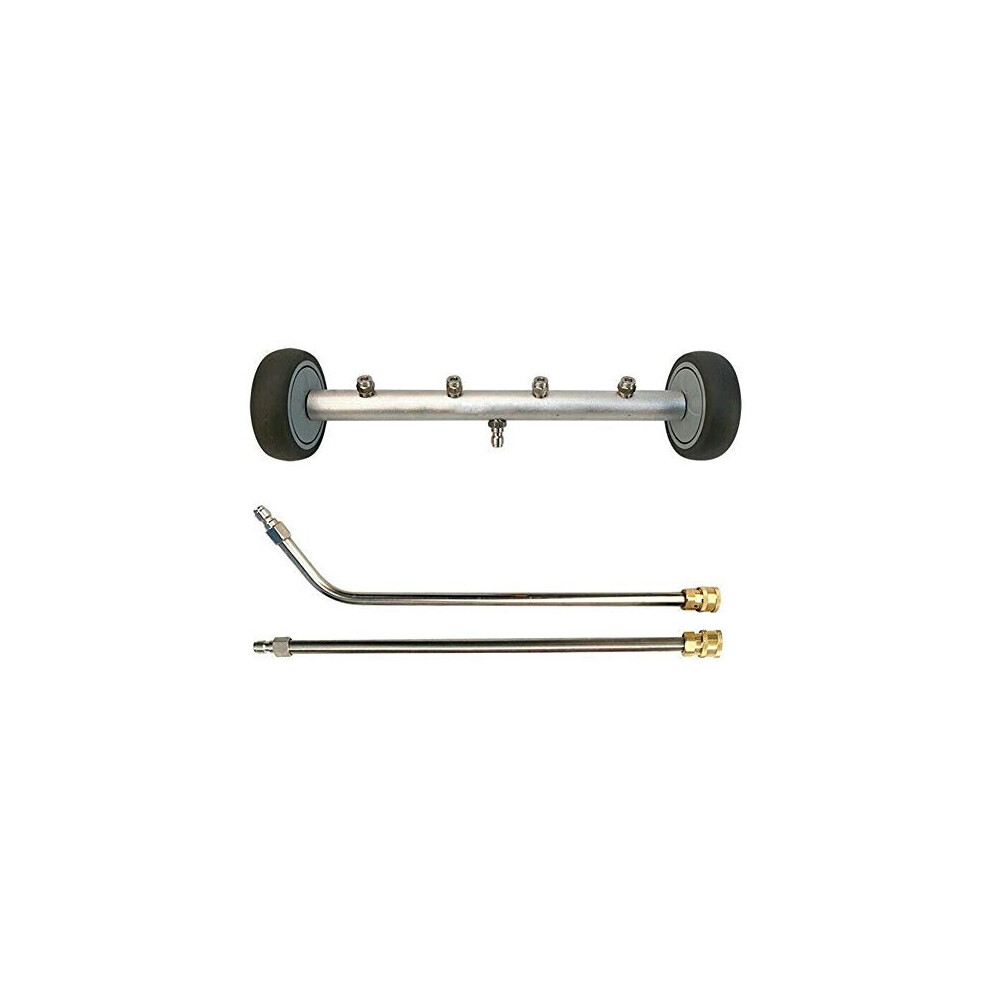 Koet Undercarriage Cleaner, 16Inch Car Chassis Washer For Pressure Washer, Dual-Purpose Surface Cleaner Under Car Water Broom For Undercarri 694340154051