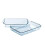 Pyrex Pyrex - Essentials - Set of 2 Rectangular Glass Lasagne Dishes (35 x 23 cm, 40 x 27 cm) 1