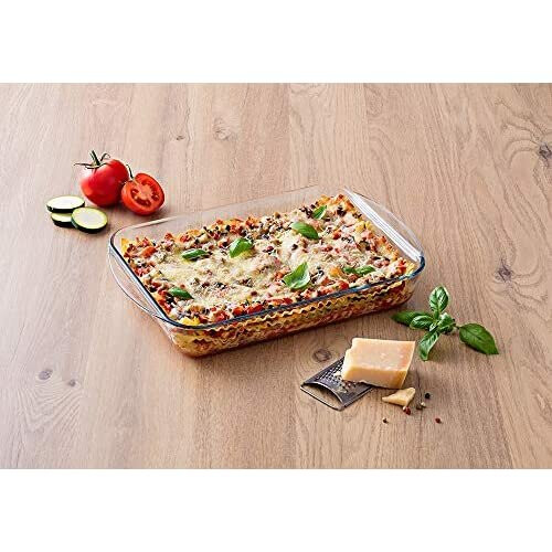 Pyrex Pyrex - Essentials - Set of 2 Rectangular Glass Lasagne Dishes (35 x 23 cm, 40 x 27 cm) 1