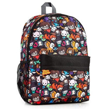 Harry Potter School Bag, Backpacks for Girls Boys with Chibi Character Print, School Supplies for Kids, Large Rucksack for School Travel, Harry P