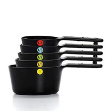 Oxo Measuring Cup Set 6 pcs in Black, 8.89 x 12.7 x 24.77 cm