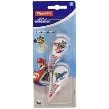 Tipp-Ex Mario Kart Mini Pocket Mouse Corrector Ribbons 6 m x 5 mm Assorted Designs Pack of 2
