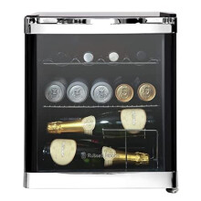 Russell Hobbs RHGWC1B Table Top Wine/Drinks Cooler with Glass Door, 12 bottle capacity, Black