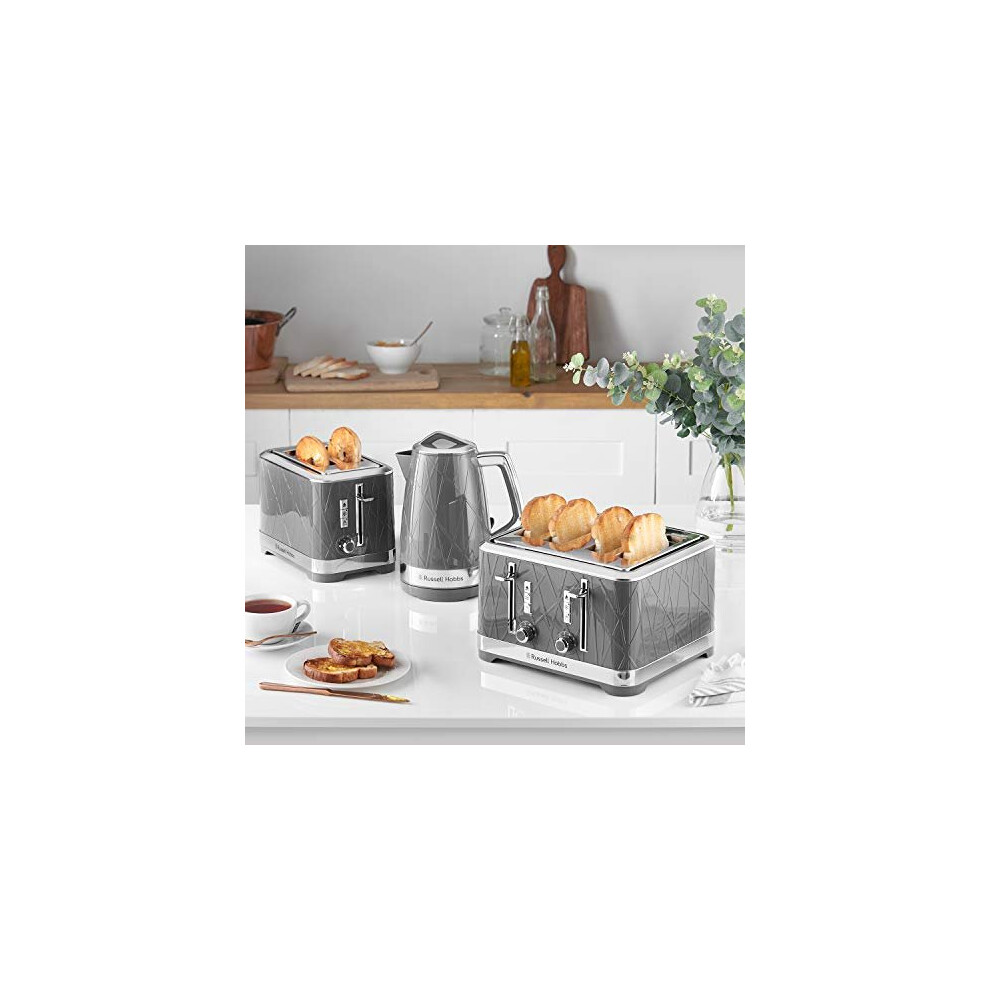 russell-hobbs-28092-structure-toaster--2-slice---contemporary-design-featuring-lift-and-look-with-frozen--cancel-and-reheat-settings--grey