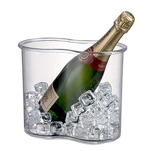 Prodyne Twin-Chill 2 bottiglie Iceless Wine Cooler trasparente 2
