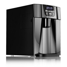 Klarstein Ice Volcano 2GB - Ice Maker, Ice Machine, Ice Cube Maker, LED Lighting, 12 Kg every 24h, 2 Litres, 6-10 Minutes, Quiet, High Perfo