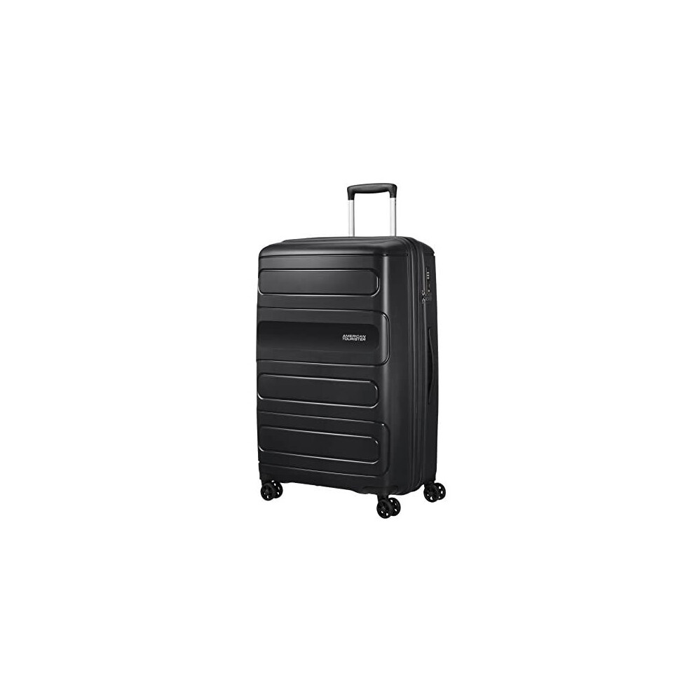 American Tourister Sunside Spinner 77 Expandable, 4.5 Kg, 106/118L, Black