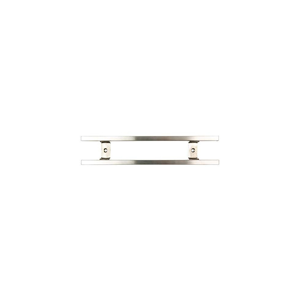 Rockingham Forge MK-300SS 12 Magnetic Stainless Steel Knife Rack with 6 Utensil Hooks and Wall Fixings