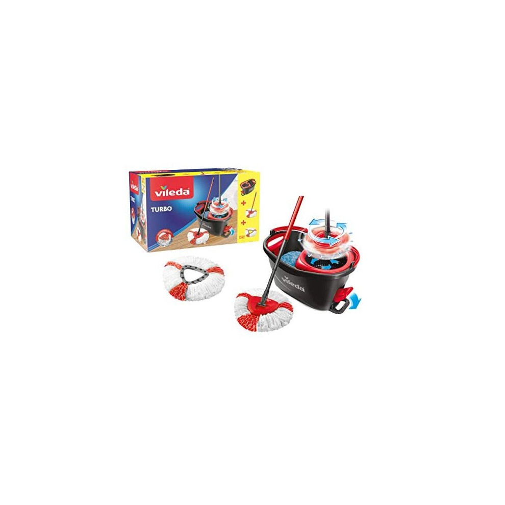 Vileda Easy Wring/Clean Turbo Mop And Bucket Set