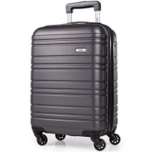 ABS Hard Shell 21 Inch Suitcase - Travel Luggage by A2B with 4 Spinner Wheels | Telescopic Drag Handle | Hard Sided Suitcases Lightweight Fits in