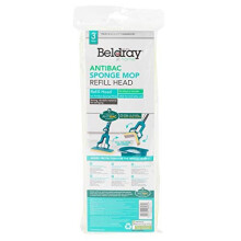 Beldray LA080813UFEU7 Sponge Refill Head | Fits Mop LA026477| Treated with Anti-Bac Protection | Highly Absorbent, Grey/Blue, 30.5 x 10.5 x 3 cm