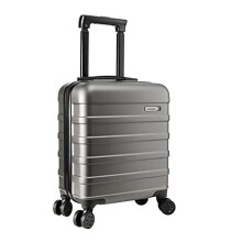 Cabin Max Anode Carry on Suitcase 45x36x20cm Lightweight Hand Luggage Suitable for Easyjet Under Seat (Steel Grey)