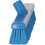 Vikan 31793 Fine Sweep Floor Broom Head, Polypropylene Block, 16-1/2" Polyester Bristle, Blue 3