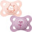 MAM MAM Original Colours of Nature Soother 0+ (Owl and Flower), Baby Soother Set for Newborns, MAM Soother Pack with Woodland Designs, Baby Soother P 1