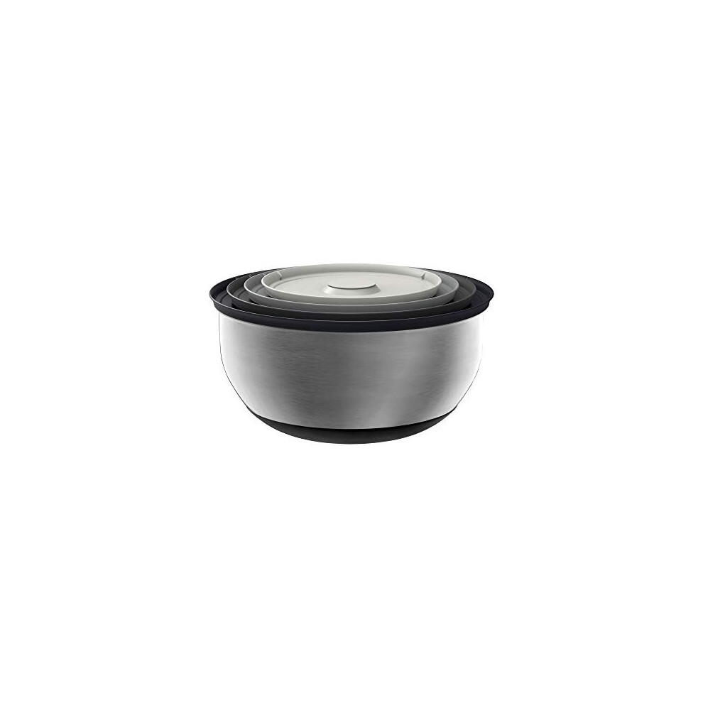 Joseph Joseph Prep & Store 100 Collection Prep and Store Nest Bowls, Stainless Steel