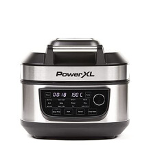 High Street TV Power XL Grill Air Fryer Combo, Silver, 01552