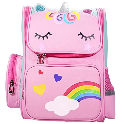 Unicorn backpack for girls School bags for girls Kids school bag Cute unicorn bag Pink bags for girls Kids Bookbag for Elementary Children s back on OnBuy