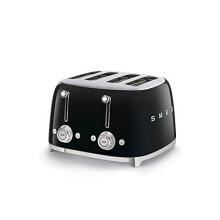 Grille-pain SMEG 4 tranches - Années 50 - Noir - 2000W