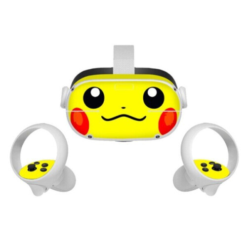 (A) Cute Cartoon Wrap Cover for Oculus Quest 2 Accessories 2