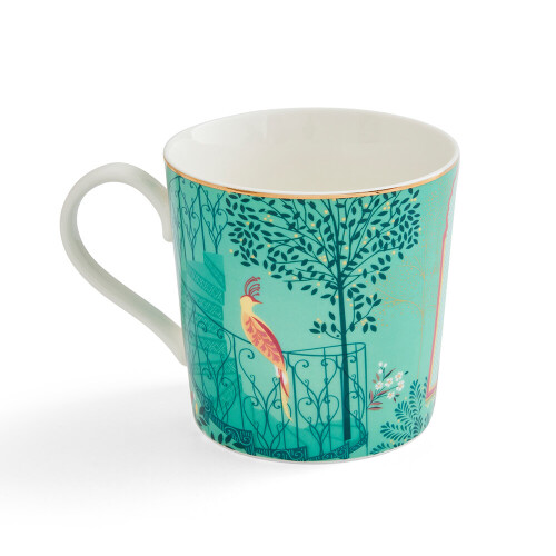 Sara Miller India Mug Elephant's Oasis 1