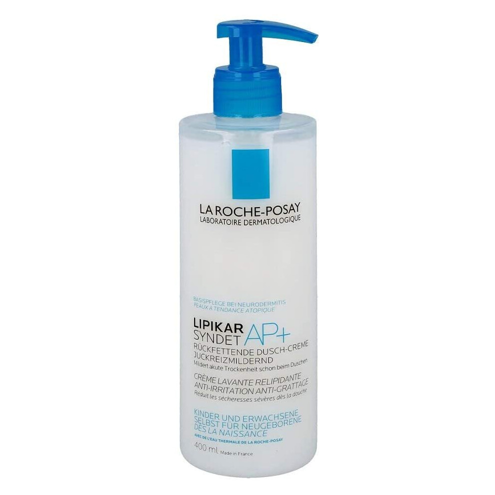 La Roche-Posay Lipikar Syndet AP+ Reinigungs-Cremegel, 400 ml Gel