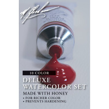 M. Graham Intermediate 10-Color Watercolor Paint Set, 1/2-Ounce Tube