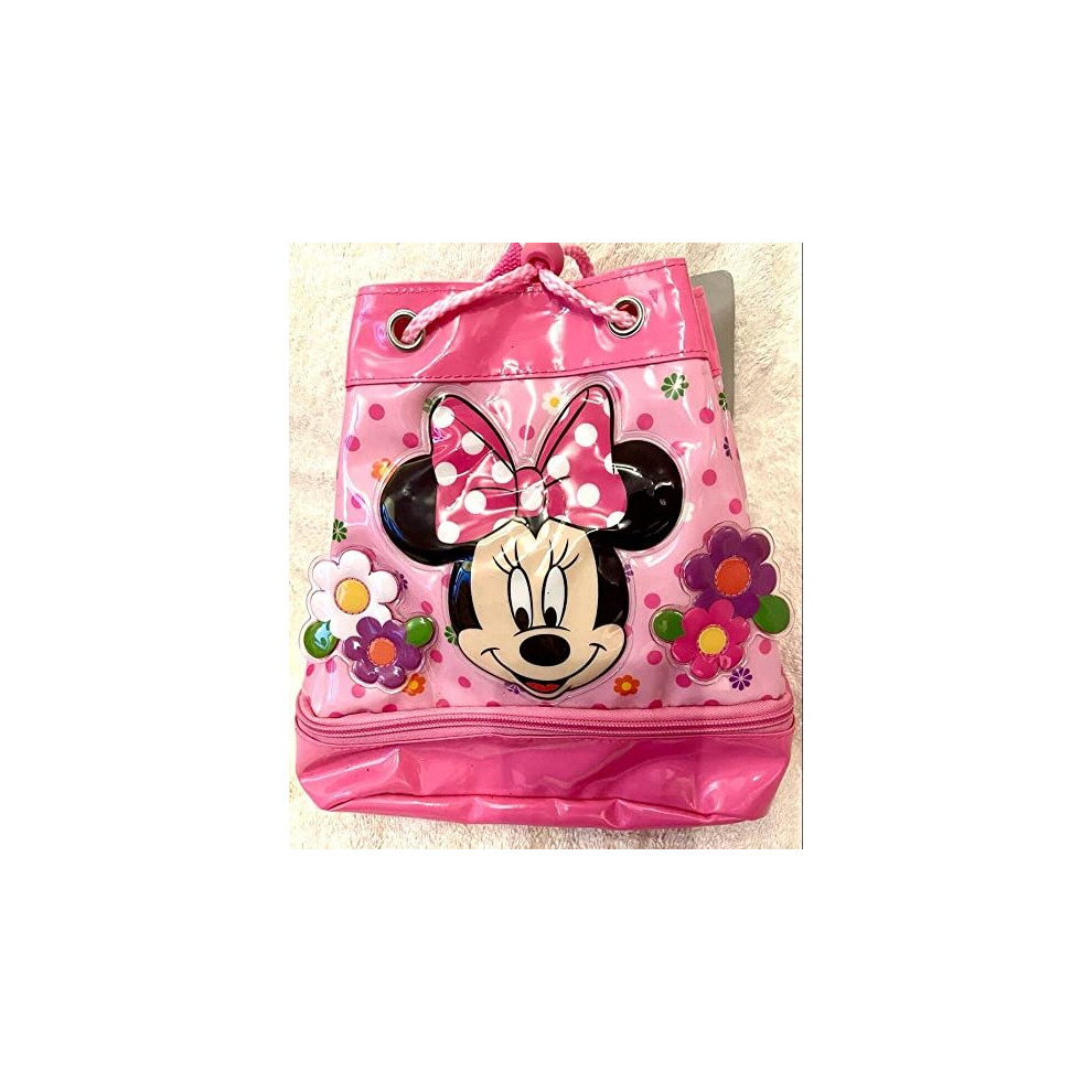 Disney store Minnie Mouse Beach bag backpack for girls kids New