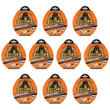 Gorilla Tape Duct Tape Black 48mm x 32m (10 Pack)
