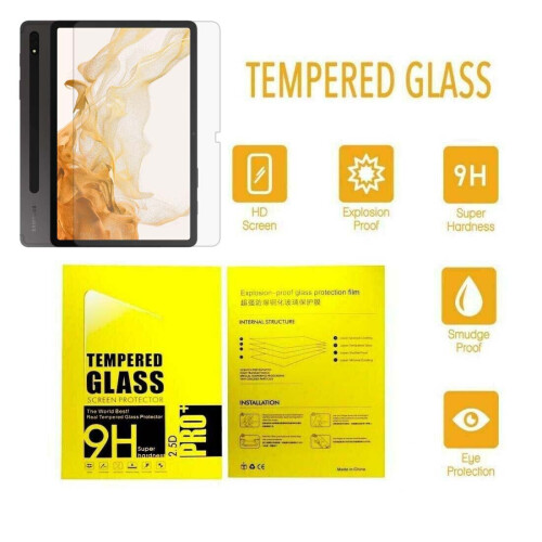 For Samsung Galaxy Tab S8 Tempered Glass Tablet Screen Protector 1