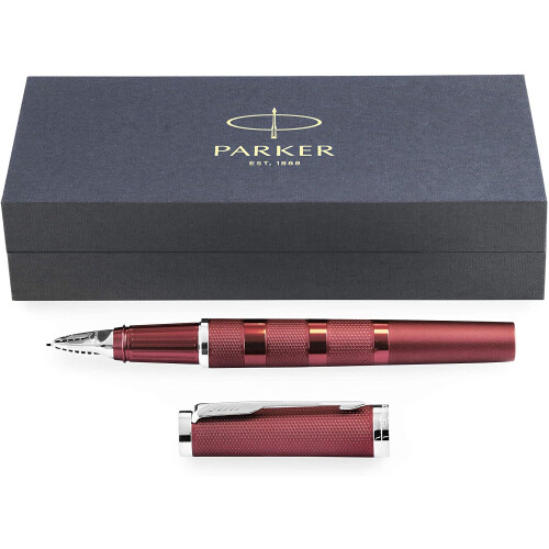 Parker Parker Ingenuity - 5th Technology Pen - Medium Nib - Deep Red Barrel - Single Pen in Gift Box