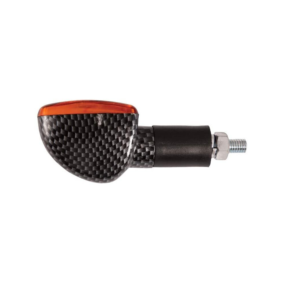 Bikeit Uni-Indicator Long-Stem Carbon Spear Lens Pair With E-Mark: Indicators Amber 5034862219077