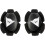 Dainese Motorcycle Knee Slider, Black/White, Size N 1