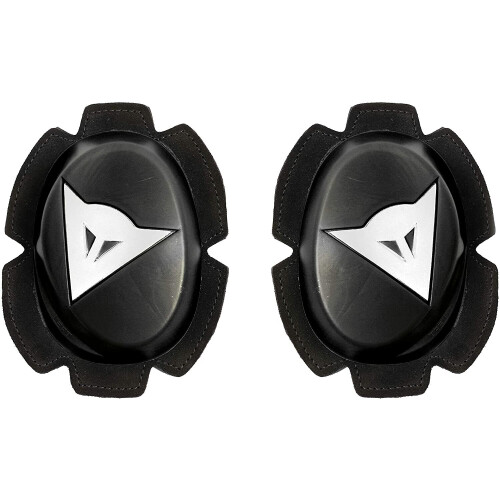 Dainese Motorcycle Knee Slider, Black/White, Size N