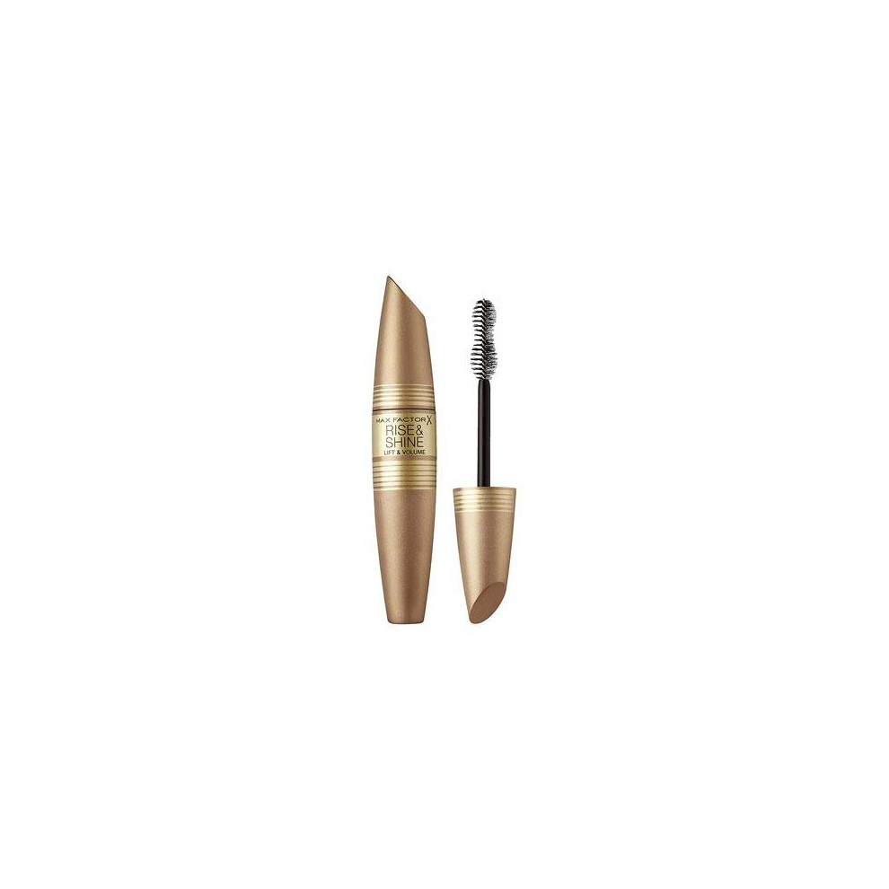 Max Factor Rise & Shine Lift and Volume Black Mascara - 12ml |Pack of 2 Mascara