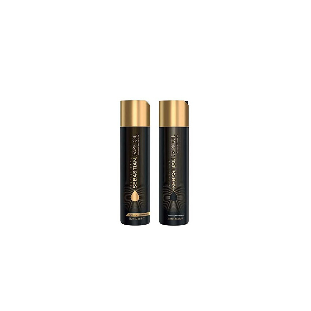 Sebastian Professional Dark Oil Lightweight Shampoo 250ml and Conditioner 250ml